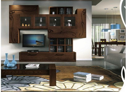 Woonwand tv-wand aanbouwwand woonkamer meubels rtv woonwanden kast plank